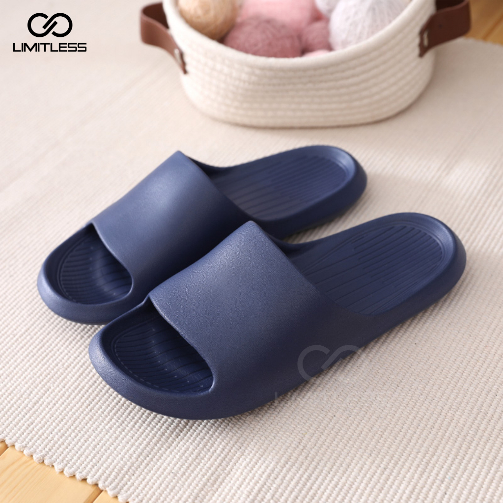 Zerolimit - Sandal Slipper Casual Pria Kekinian Sendal Slide Laki Laki Eva Anti Licin Sandal Cowok Nyaman Terbaru