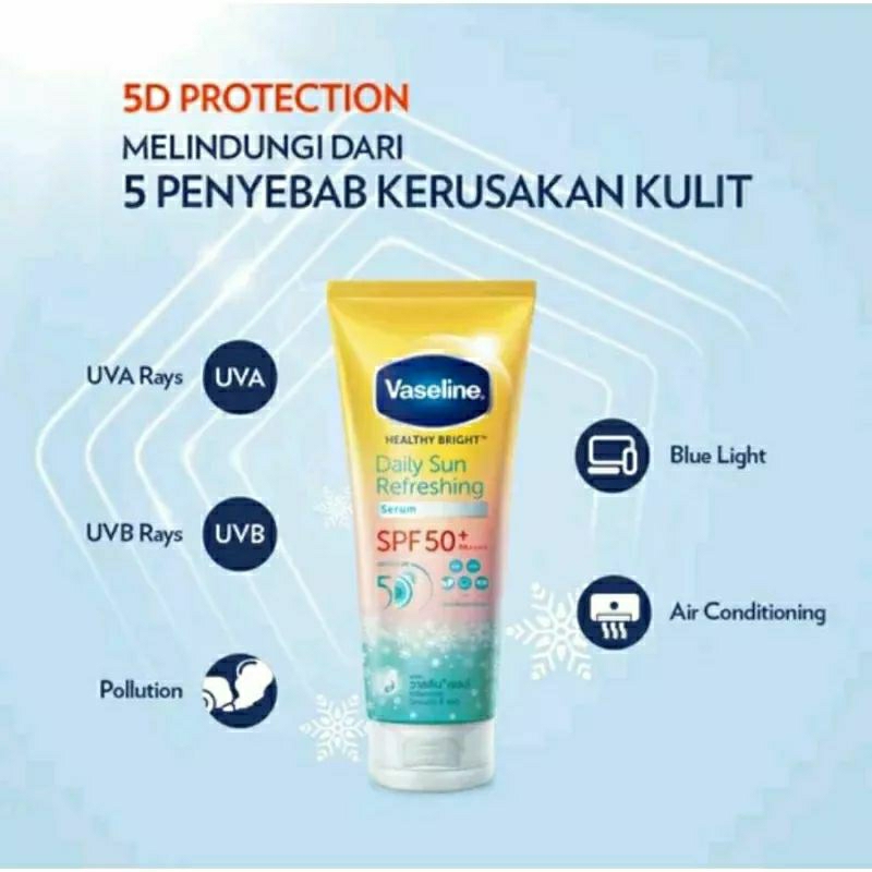 VASELINE SPF 50 DAILY REFRESHING SUNSCREEN 170ML