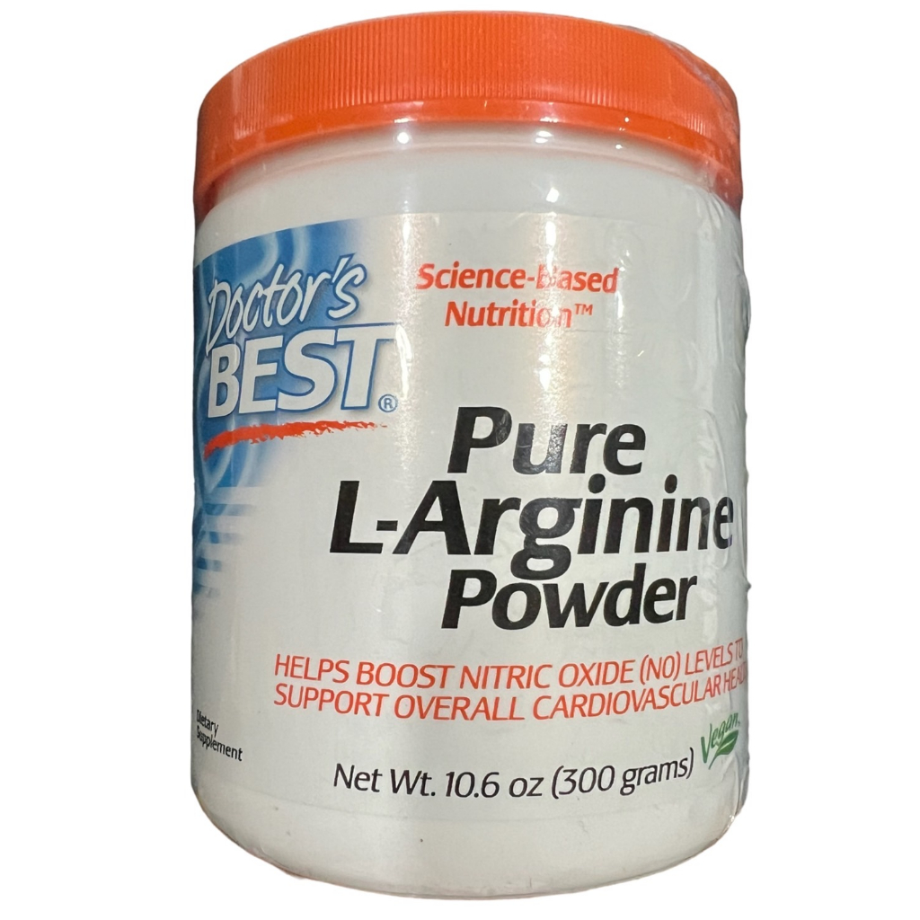 Doctor Best Pure L Arginine Powder 300 gr Jaga Kesehatan Kardiovaskular ORI USA