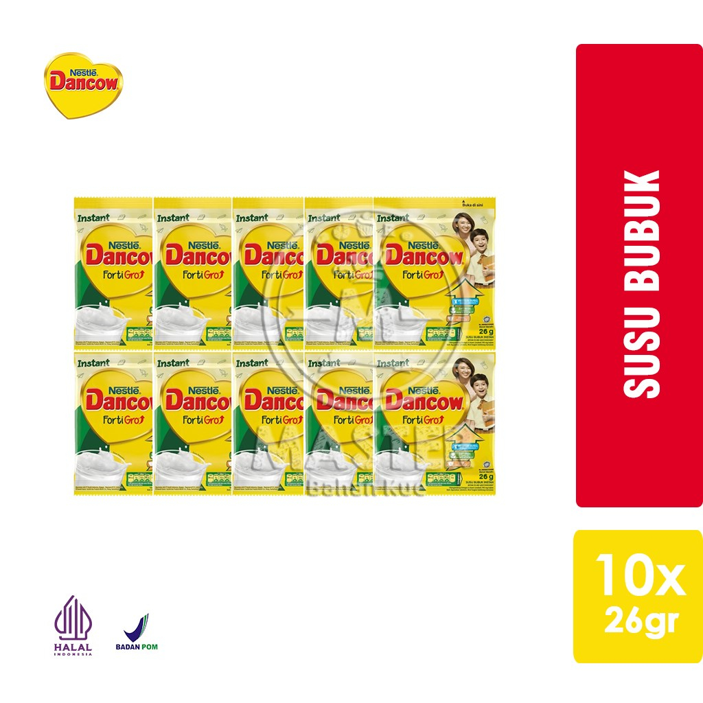 

DANCOW FortiGro Susu Bubuk Susu Anak Instant [Sachet 26g isi 10pc]