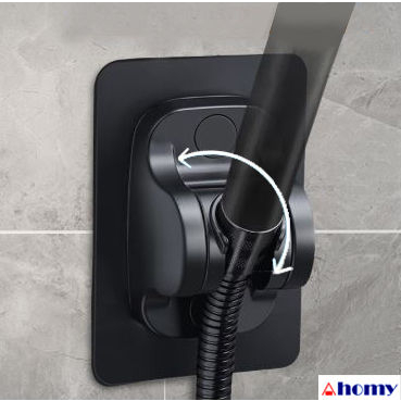 ⭐️ Jendela Kosmetik ⭐️ Bracket Pegangan Holder Gantungan Shower Hitam Stiker Up Down / Holder Shower