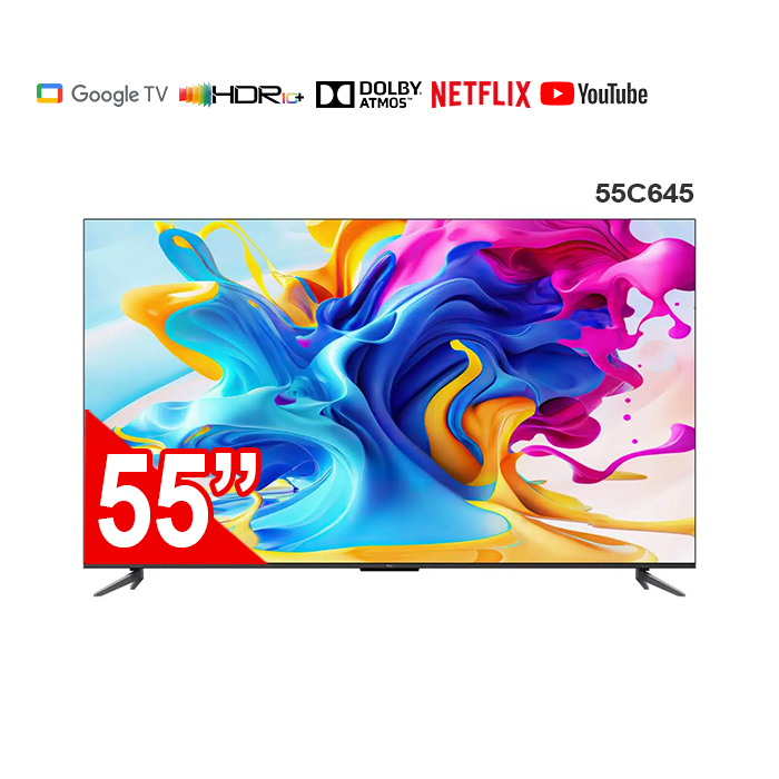 LED TCL 55C645 QLED ANDROID HIGH VERSION
