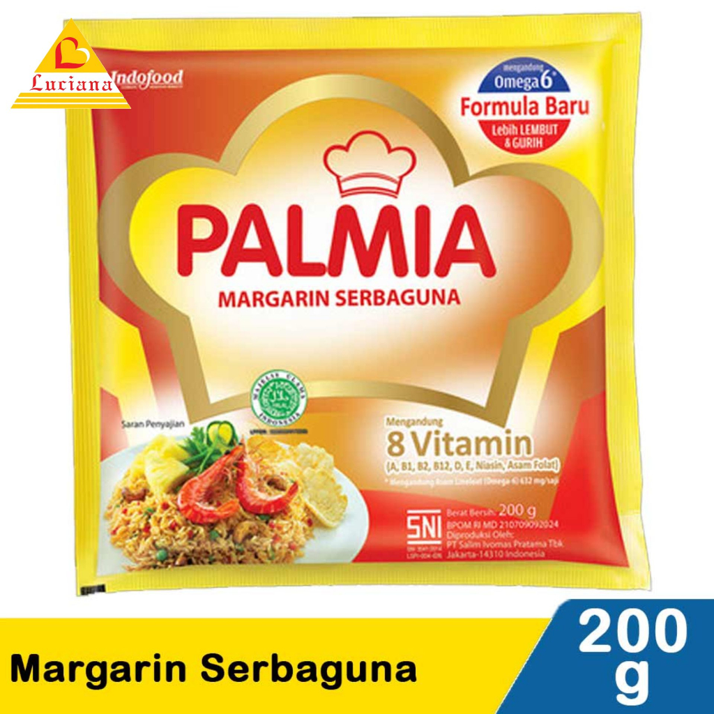 Palmia margarine sachet 200gr