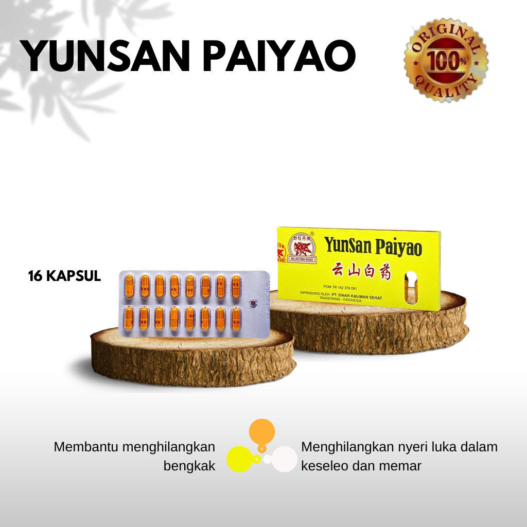 YUNSAN PAIYAO - obat patah tulang dan luka dalam herbal manjur