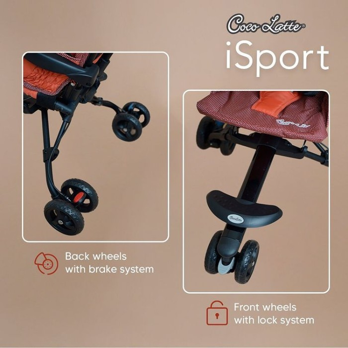 Cocolatte Stroller I-Sport CL 2008 / Kereta Dorong Bayi