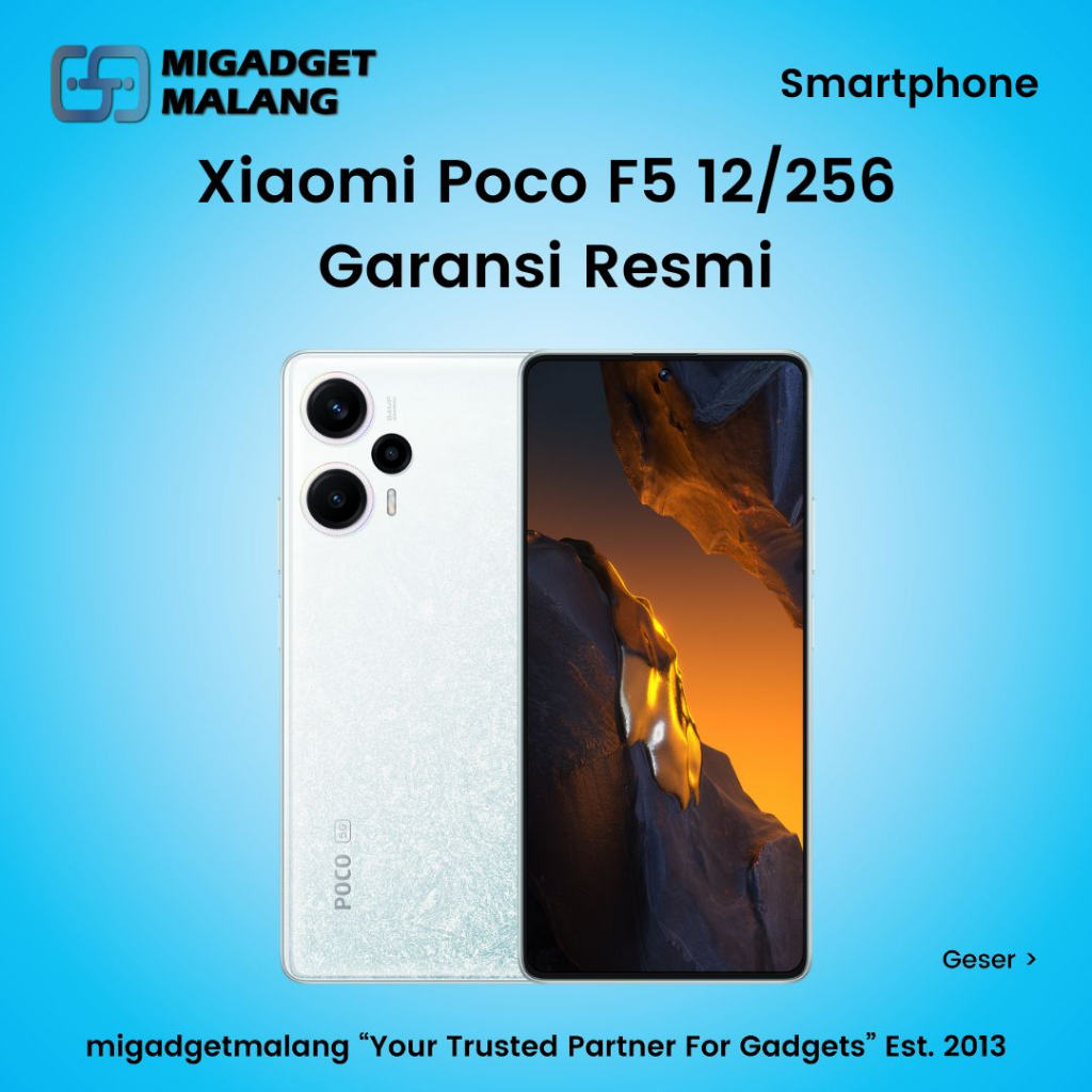 Xiaomi Poco F5 12/256 Garansi Resmi Not Poco F4 GT