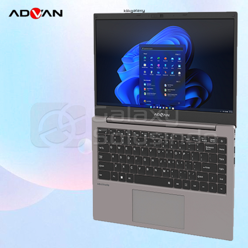 ADVAN SOULMATE Celeron N4020 128GB Emmc + 256GB SSD 4GB RAM Notebook