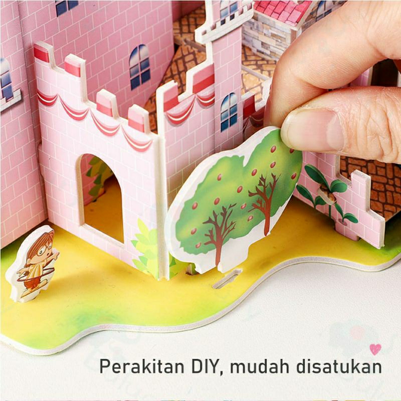 PUZZLE 3D MINIATUR DIY FOAM