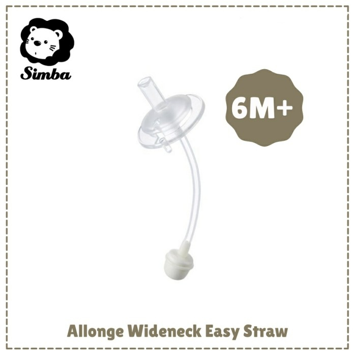 SIMBA ALLONGE WIDE NECK EASY STRAW 6+