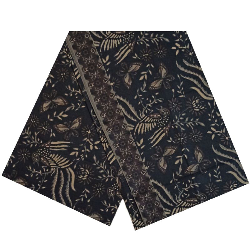 Kain Batik Premium Elegan Katun Motif Abstrak Burung Merak