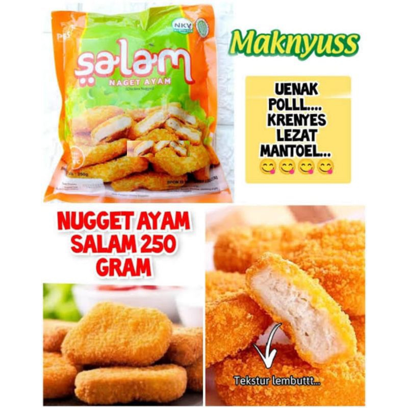 

Nugget salam chiken nuget uk 250gr