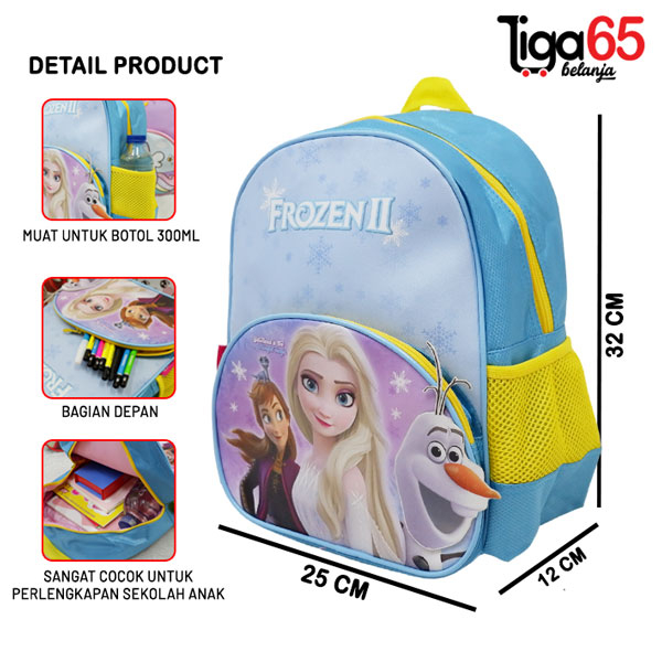 365 TAS RANSEL/Backpack/Tas Punggung/Ransel anak paud/Tas Anak sekolah paud/Tas Ransel/Karakter/BAG RANSEL 6037 12&quot;