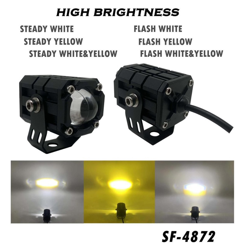 Lampu Tembak Laser SQL Led D1 D2 CR7 Lampu Tembak Mini Kotak