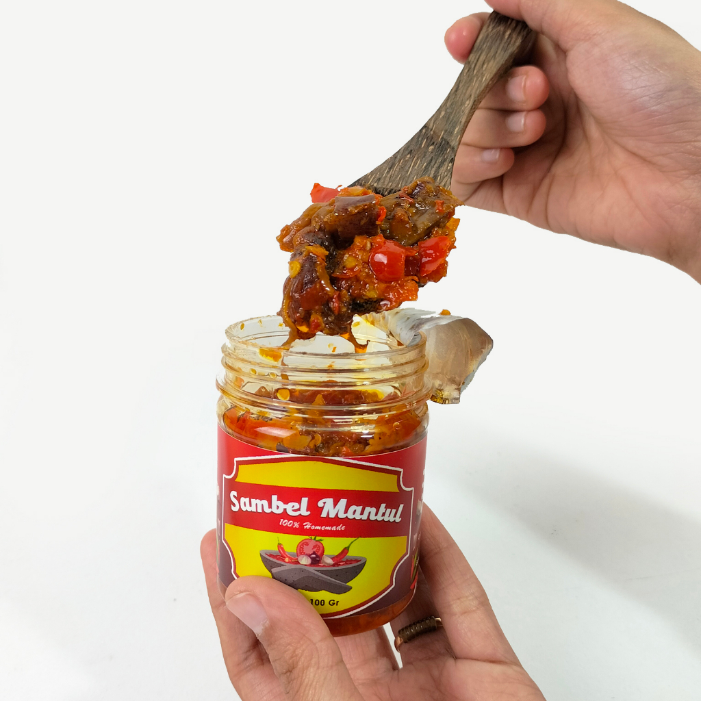 Sambal baby cumi 100gr sambal baby cumi fresh sotong asin sambal baby cumi mantul