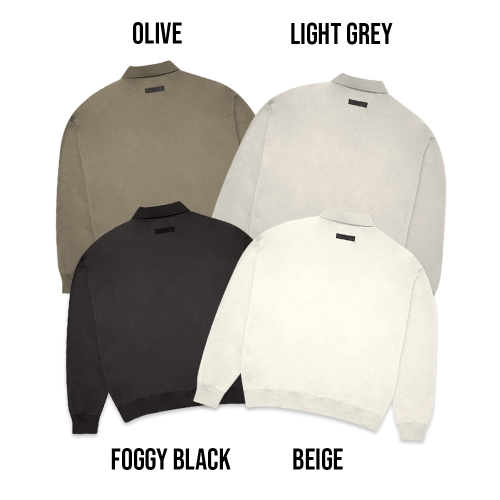 FOG Essentials Long Sleeve Polo Sweatshirt