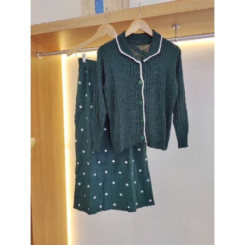 Set rok rajut/setelan rajut/set.rajut/setelan rok rajut/set rajut premium