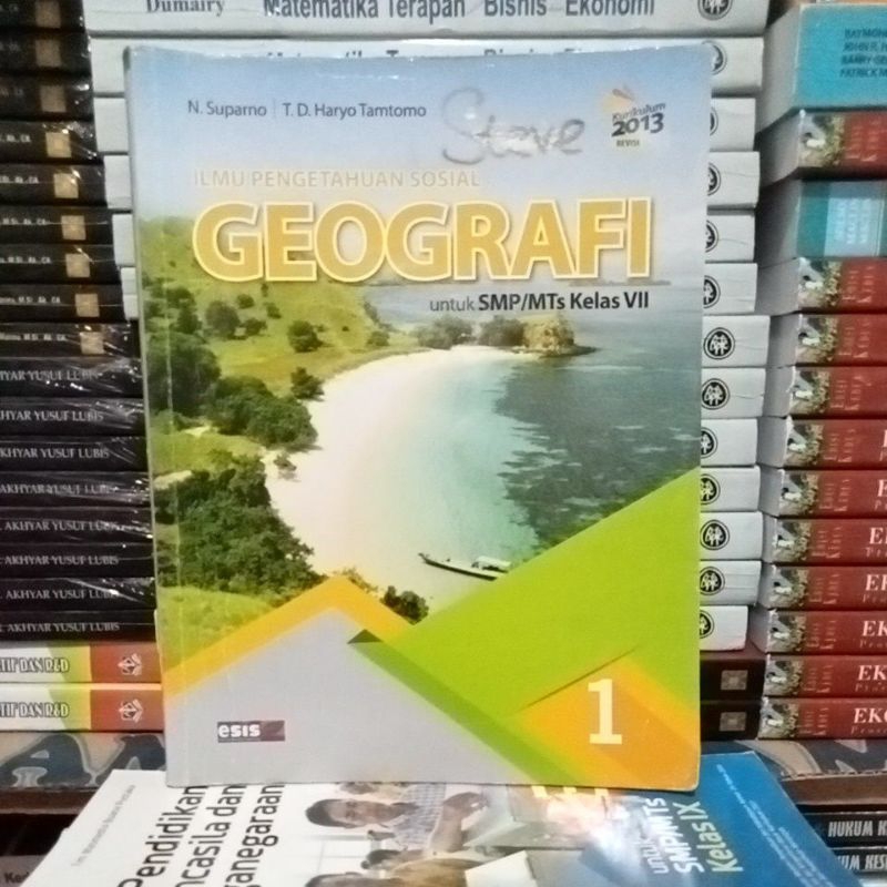 buku IPS geografi 1 kelas 7 SMP Erlangga ESIS