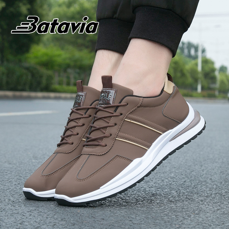 BATAVIA Pria Sport Shoes Impor white Pria olahraga coffeesepatu Sneakers sepatu sekolah J15