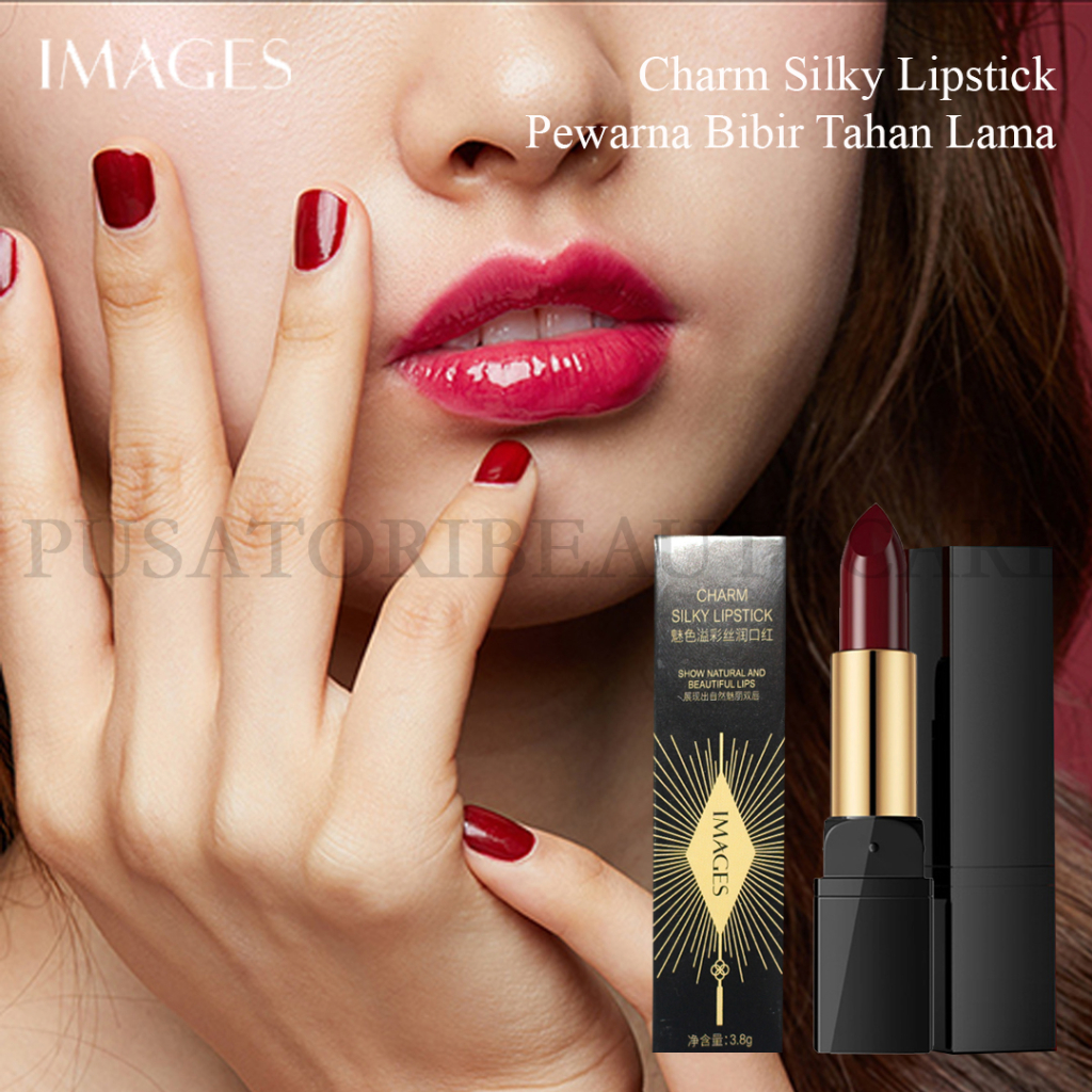 IMAGES Charm Silky Lipstick Pewarna Bibir Tahan Lama