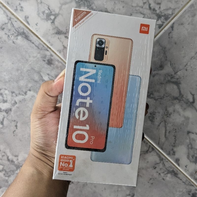 Redmi Note 10 Pro 6/128 Fullset Original - BEKAS
