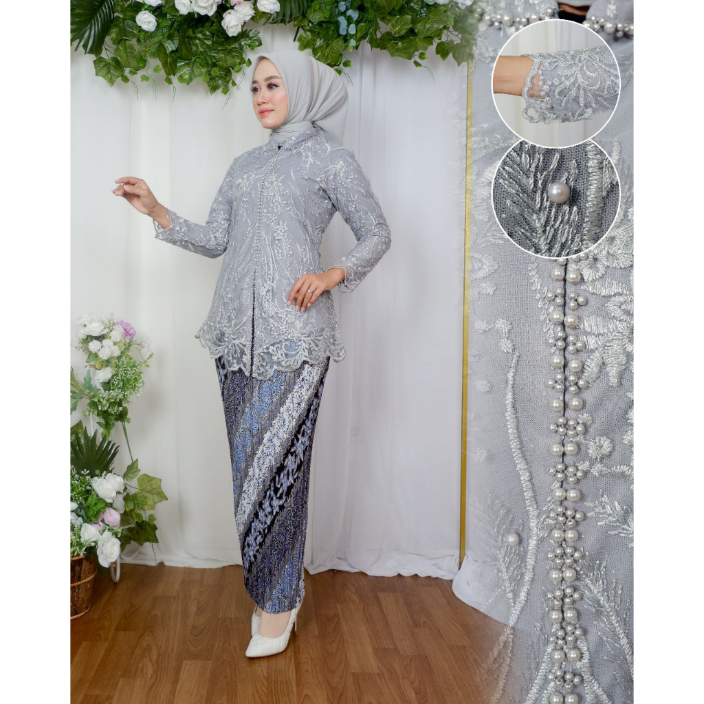 (BAYAR DITEMPAT) KEBAYA TILE PAYET BY SPJ FASHION/KEBAYA PESTA/SERAGAMAN WISUDA/KONDANGAN/TERLARIS