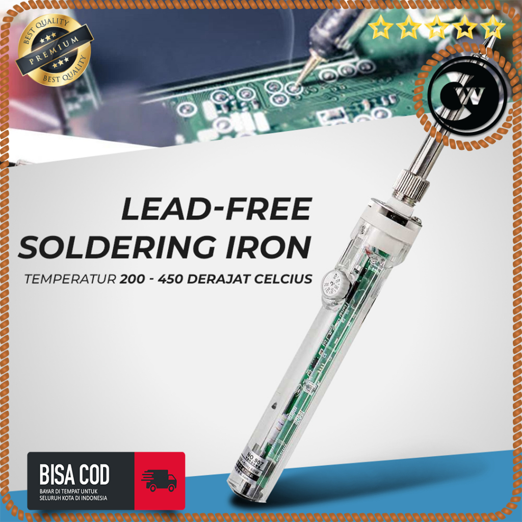 Alat Solder 220 V 60 W Temperature Electric Soldering Iron Lead-Free