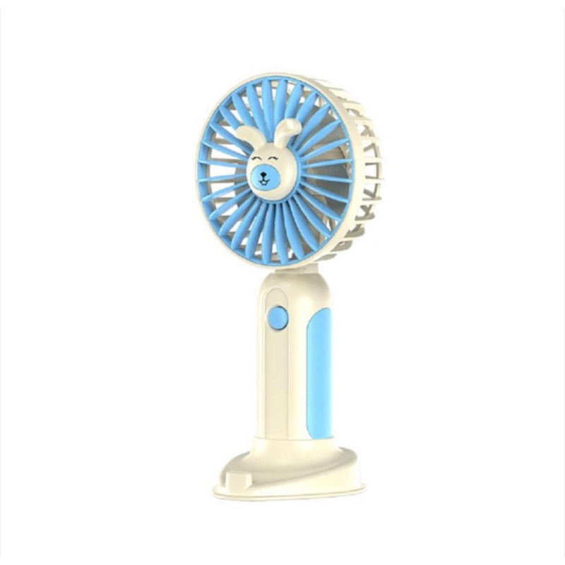 Kipas Mini Genggam Cute - Kipas + Holder Hp - Mini Fan Genggam - Mini Fan HK59-3A