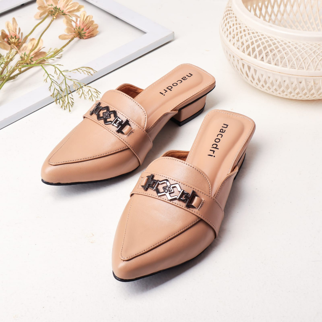 Nacodri  KIRANA Mules Wanita heels 3cm