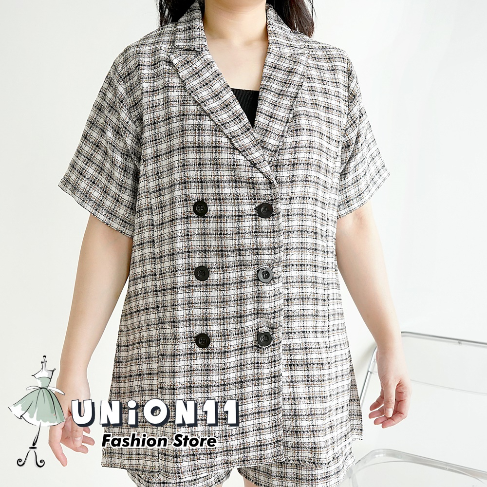 UNION11 - SET BLAZER WANITA JUMBO / STELAN WANITA JUMBO / STELAN BIG SIZE XXXL WANITA / SETELAN JUMBO WANITA LD 120 LUKI