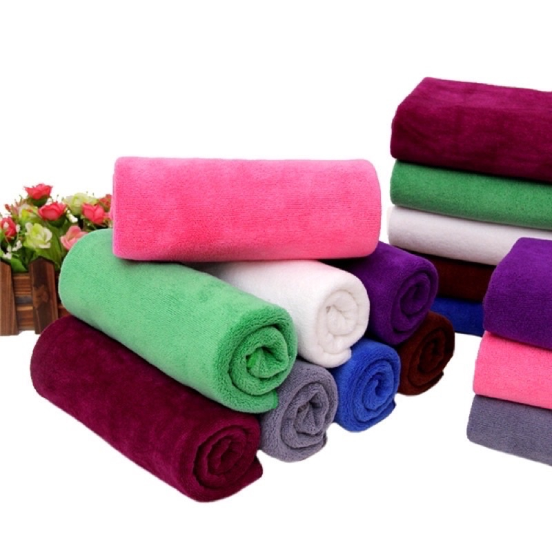 Handuk Olahraga Microfiber Lembut 35 x 75 cm Daya Serap Tinggi Gramasi 85 gr