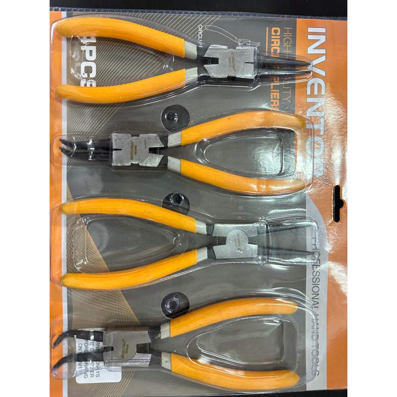Transformer 4 pc circlip pliers set tang snap ring
