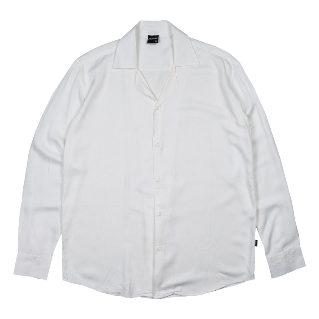 MLSS SALVA WHITE - MELVANT LONGSLEEVE SHIRT - KEMEJA LENGAN PANJANG PUTIH