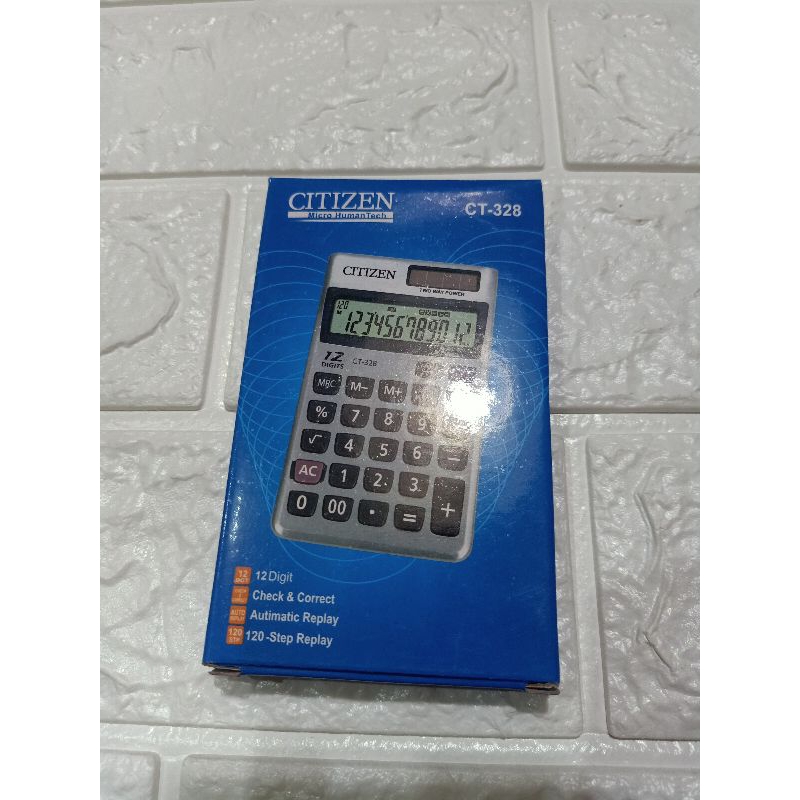 

KALKULATOR MINI CITIZEN CT 328 / 12 CHECK CORREC