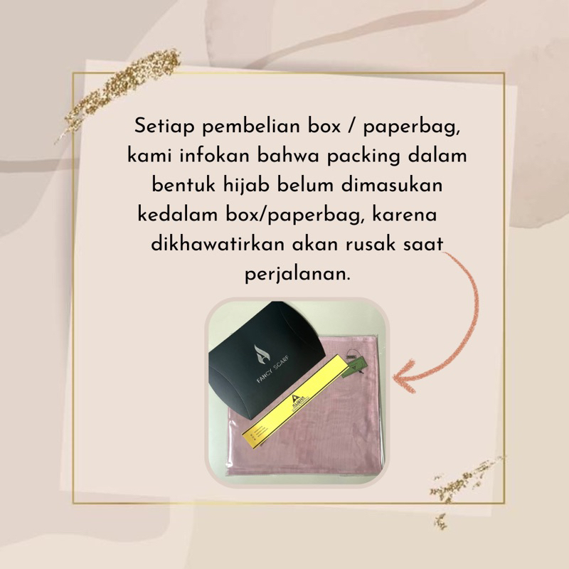 Box Kerudung (Harus Disertai Pembelian Hijab)