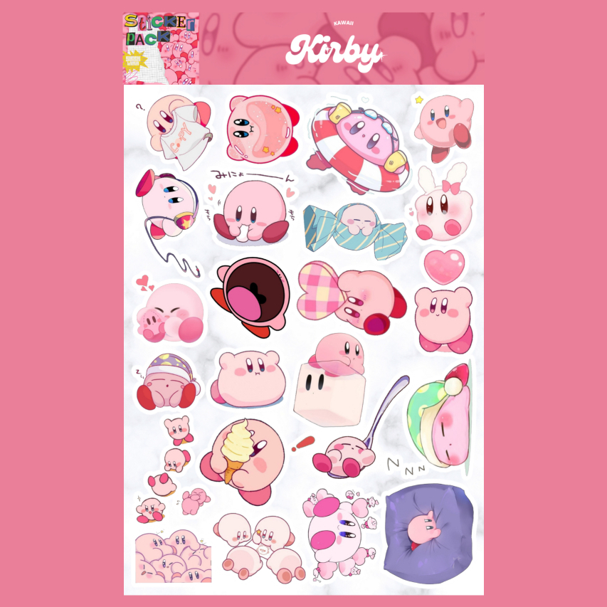

Kirby Sticker Sheet