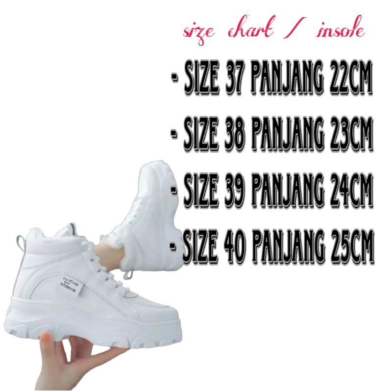 A06 Sepatu Sneakers Wanita Jenifers Boots RULFINE Premium Bulu Halus