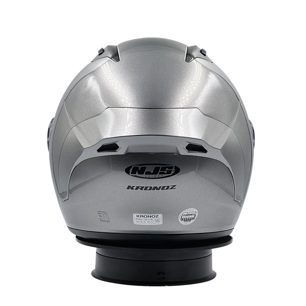 Helm NJS Kronoz Solid Silver Steel