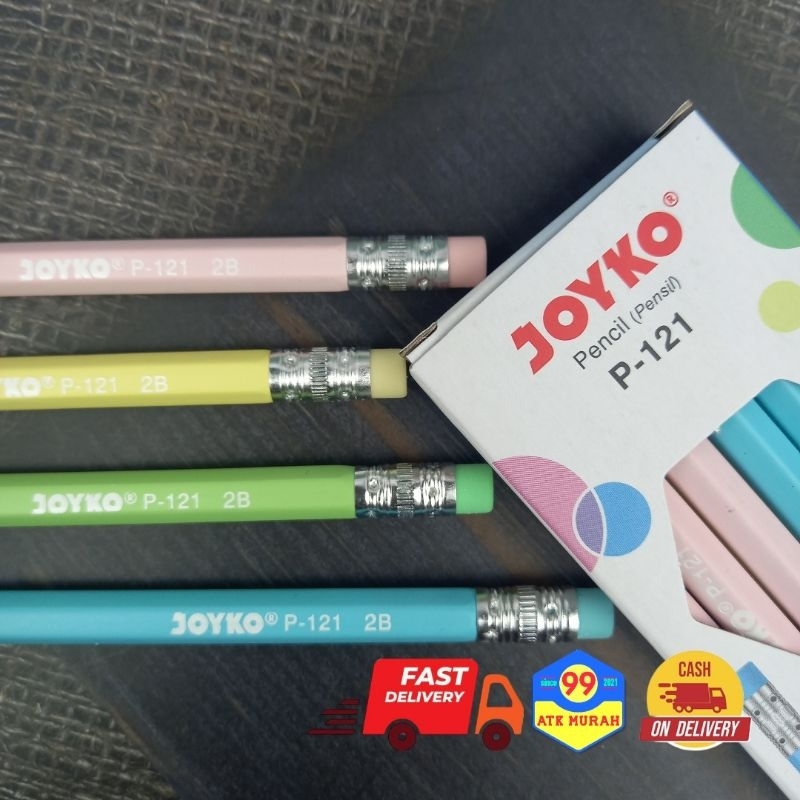 CLEAN Pensil - Pensil 2B JOYKO P-121/Pensil 2B/Pencils/Pensil 2B