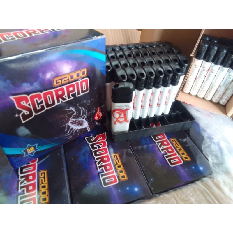 Korek Api G2000 Scorpio Magnet 1 box