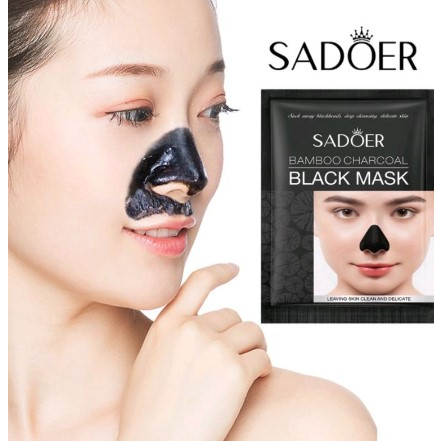 Masker Komedo Blackhead Deep Cleansing BLACK CHARCOAL SET MASK Sachet [Per Pcs]
