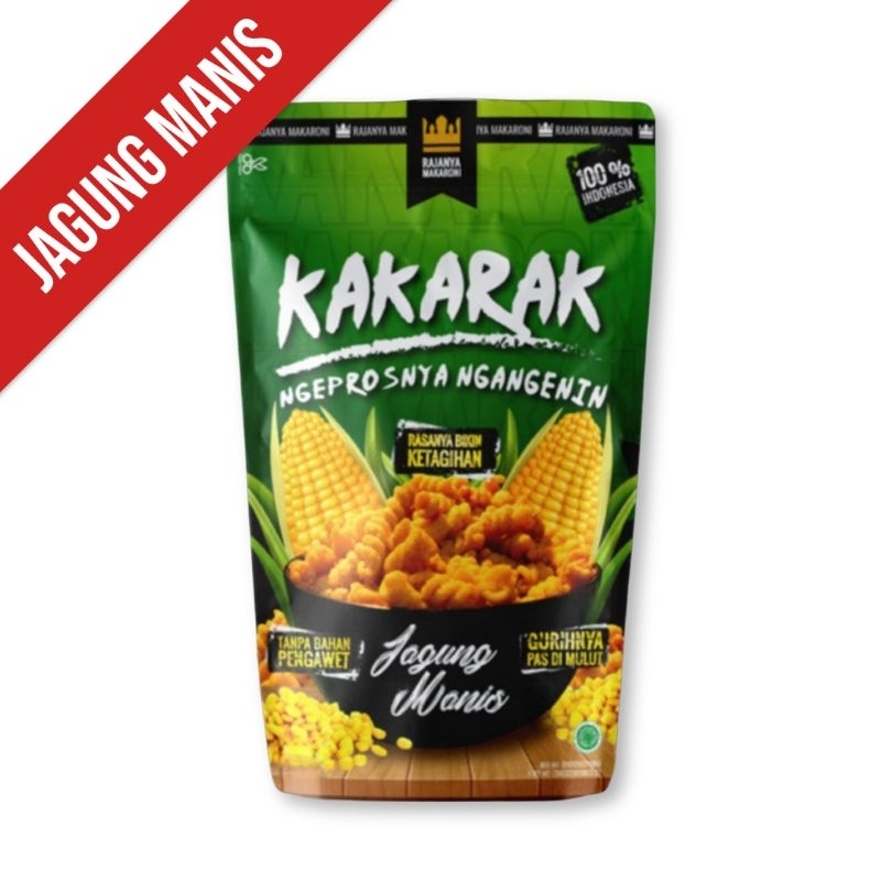 

Makaroni Kakarak Fusilli Pasta - Rasa Jagung Manis