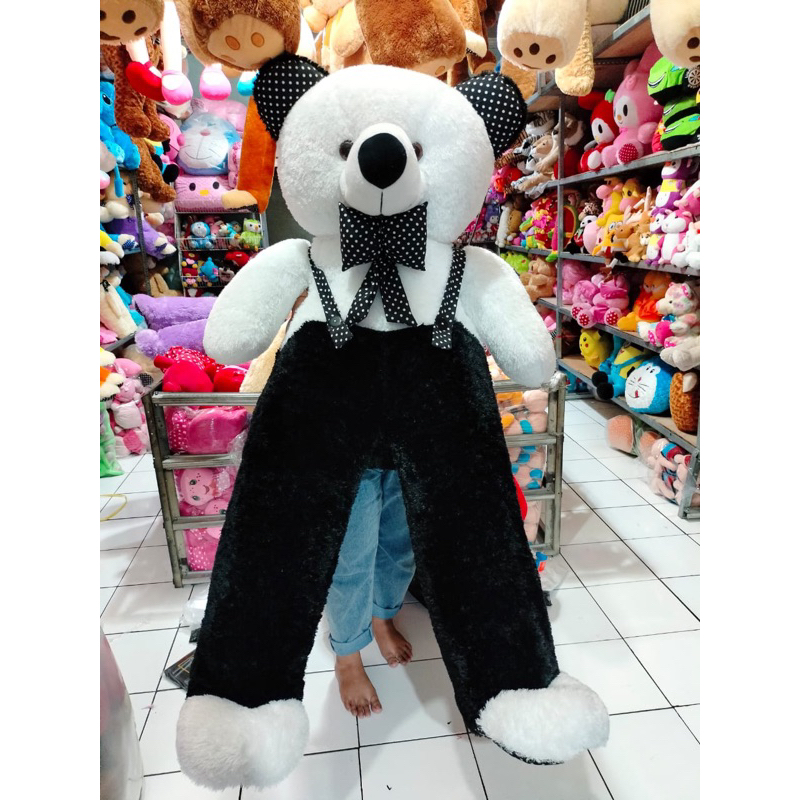 Boneka Teddy Bear FLUFFY PLUFY TELAPAK PREMIUM 1.8Meter Label SNI