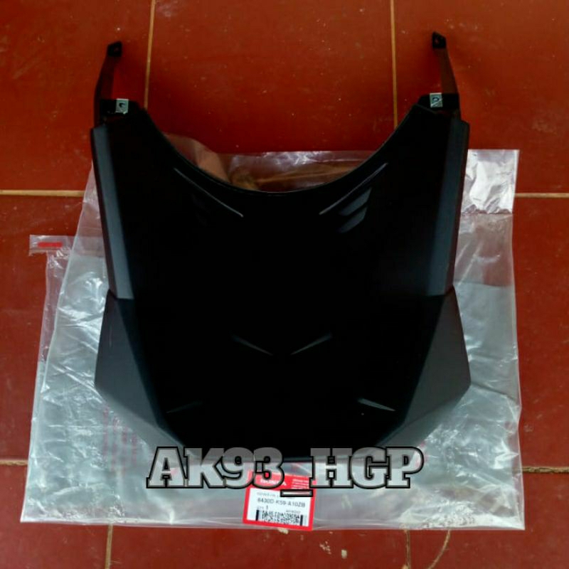 6430D-K59-A10ZB Cover Front Lower Dek Lumpur Paruh Vario 125 150 LED Old 2015-2017 Original AHM