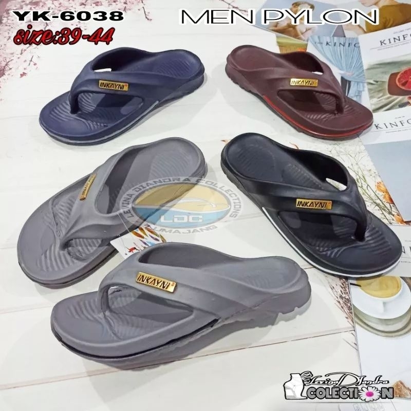 SANDAL JEPIT KARET EVA PRIA INKAYNI YK6038 (39-44)