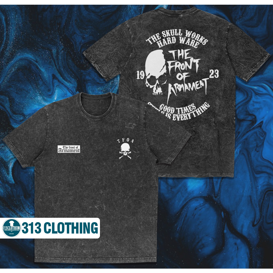 Kaos Washed The Front Of Armament TFOA T-Shirt Washing Kaos TFOA
