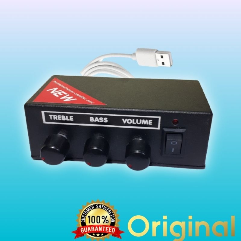 PROMO POWER AMPLIFIER MINI  5VOLT + TONE CONTROL