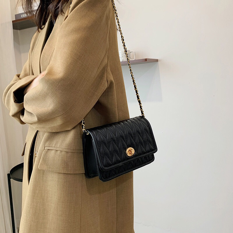 shoulder bag wanita branded import premium tali rantai tas bahu