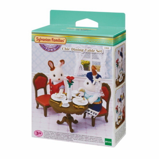 

Unik Mainan Boneka Sylvanian Chic Dining Table Set Meja Makan Mewah 5368 Murah