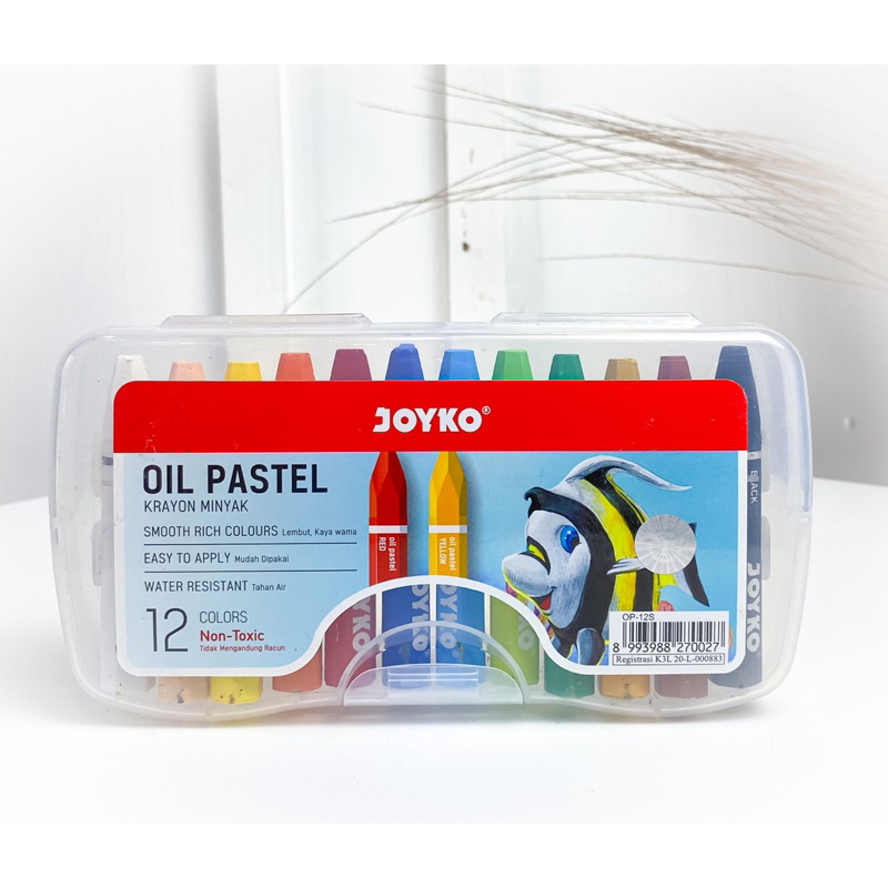 

krayon Joyko isi 12 / krayon oil pastel / krayon minyak / krayon joyko