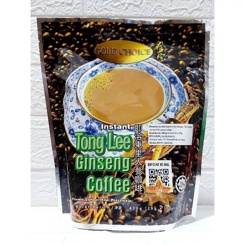 

GOLD CHOICE INSTANT TONG LEE (TONGKAT ALI) GINSENG COFFEE".